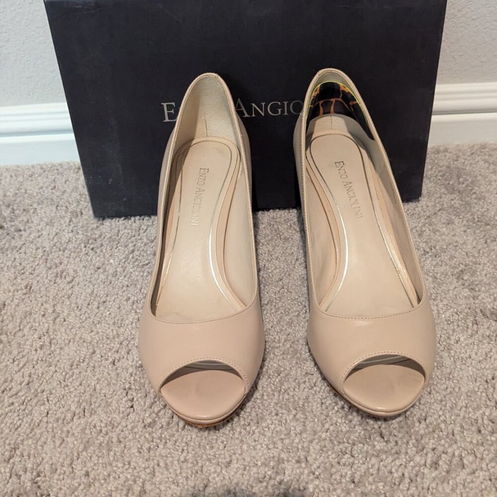 ENZO ANGIOLINI PLATFORM HIGH HEEL SIZE 8M